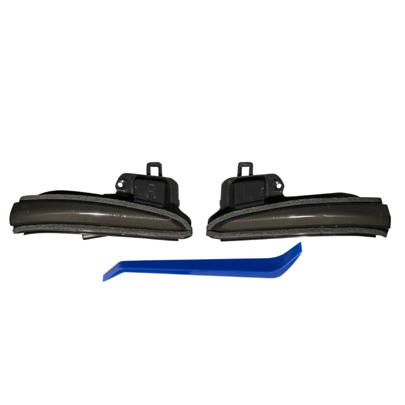 Toyota Tacoma Mirror Lights - FORM Lighting - Sequential Turn Signal, Smoked Lens - 2016